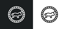 No Pets Icon Isolated In White And Black Colors. No Pets Outline Vector Icon From Signs Collection For Web, Mobile Apps And Ui.