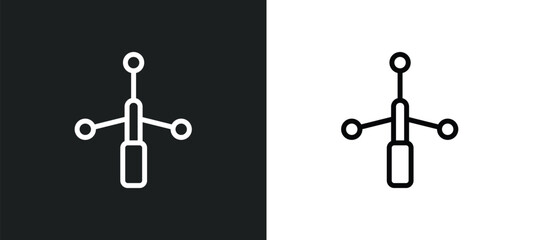 Wall Mural - anemometer icon isolated in white and black colors. anemometer outline vector icon from weather coll