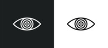 Hypis Icon Isolated In White And Black Colors. Hypis Outline Vector Icon From Magic Collection For Web, Mobile Apps And Ui.