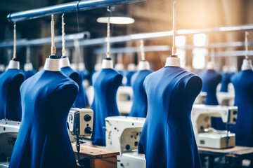 Sewing factory manufacture fabric industrial designer