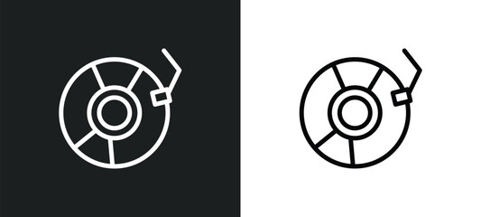 Wall Mural - multimedia icon isolated in white and black colors. multimedia outline vector icon from multimedia c