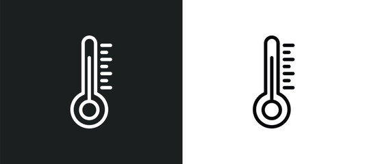 Wall Mural - thermostat icon isolated in white and black colors. thermostat outline vector icon from smart house 