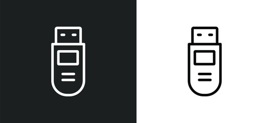 Wall Mural - file storage icon isolated in white and black colors. file storage outline vector icon from technolo