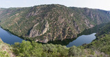 Fototapeta Paryż - Aldeadavila dam,  Rupurupay lookout, Las Arribes del Duero, Salamanca, Castilla y Leon, Spain