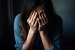 © PGS - Photo woman in depression covers her face with her hands