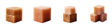 Brown Sugar Cube On A Transparent Background