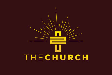 Wall Mural - Trendy and Professional letter Z church sign Christian and peaceful vector logo design