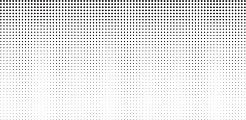 Halftone gradient. Subtle halftone vector texture overlay. Smooth black and white dotted halftone background.