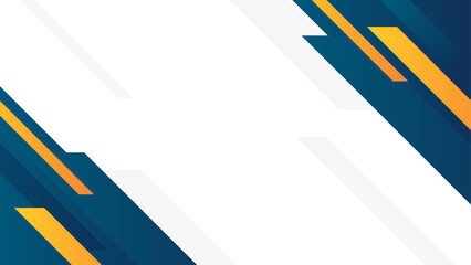 Wall Mural - blue orange corporate abstract background with copy space area. can be used for presentation, banner
