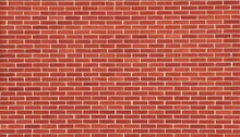 Red Brick Background Pattern. Brickwork. Background Of Red Bricks.