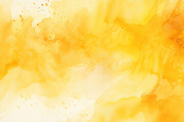 An abstract backdrop painted in soft yellow watercolor hues