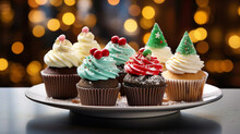 Christmas Cupcakes Generative AI