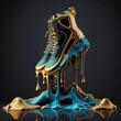Dali's Dream: Jordan 3s Transformed into Surrealistic Masterpieces