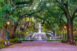 © Earth Pixel LLC. - Forsyth Fountain,Forsyth Park .Savannah,Georgia,.United States of America