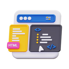 3d programming icon