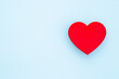 © 9dreamstudio - Red heart top view, medical and health care concept. Valentines day background