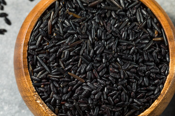 Canvas Print - Organic Dry Black Forbidden Rice