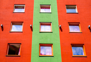 Poster - facade of a house in austria