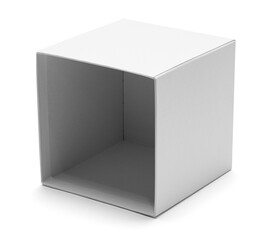 Wall Mural - Open Square White Box