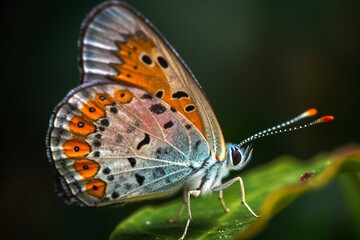 Wall Mural - beautyful colored butterfly macro