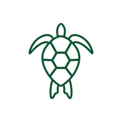 Wall Mural - Turtle logo design. Animal icon illustration