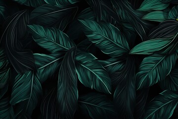  Bamboo Forest Beauty Tropical Leaves Design for Nature Lovers Rainforest Reverie A Tropical Leaves Backdrop for Tranquility