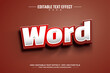© nicemorning - Word 3D editable text effect template