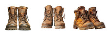 Old Work Boots Transparent Background