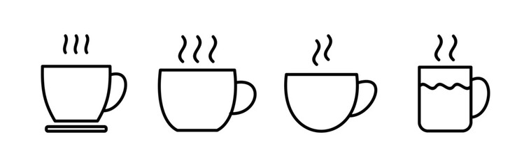 Cup coffee icon vector. coffee cup icon. mug