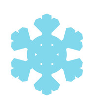 Blue Snowflakes. Isolated On Transparent Without Shadow. PNG. For Festive Decor. Postcards, Banners, Flyers