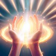 © MASOKI - hands hold healing energy