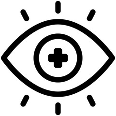 Sticker - vision icon