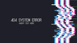 © marisamanee - Glitched Leaks of Pixel Art Generative Lines Template, Black background