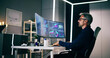 Leinwandbild Motiv Business Data Analytics Dashboard
