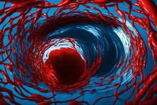 Red And Blue Spiral