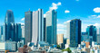 東京 新宿の高層ビル群　ビジネスイメージ