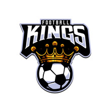King Logo For Soccer Football