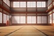 dojo asian background interior three-dimensional illustration out chinese karate Karate china school backdrop 3d art used rendered building photographic kara focus dojo illustration background judo
