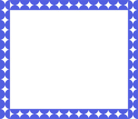 Canvas Print - Rectangle Geometric Frame Border Vector