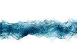 Fototapeta Do akwarium - Ocean wave isolated on a transparent background. Generative Ai