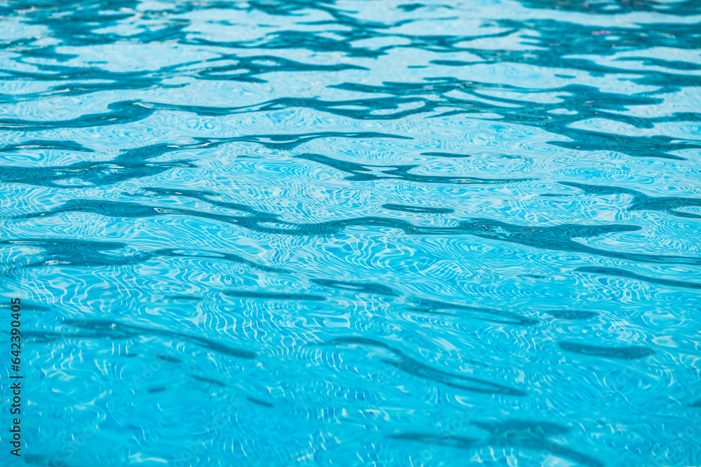 Clean water surface of swimming pool Stock Photo | Adobe Stock