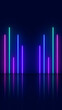© ADDICTIVE STOCK - Abstract background with neon lights of various colors on stage