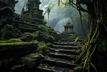 Steps To The Ancient Lost City