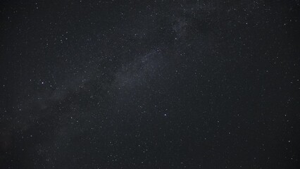 Wall Mural - the milky way galaxy moving in a night sky full of stars