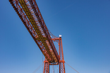 Wall Mural - Vizcaya Bridge in the Biscay province of Spain,  UNESCO World Heritage Site