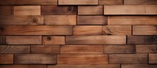 Background With Textured Wood Tiles