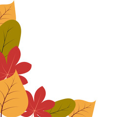 Sticker - Autumn Leaf Corner