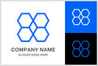Monogram Letter X Geometric Square Cube Business Company Stock Vector Logo Design Template