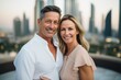 © Anne Schaum - Couple in their 40s at the Burj Khalifa in Dubai UAE