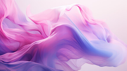 Wall Mural - ethereal abstract pink and purple wallpaper background. generative ai